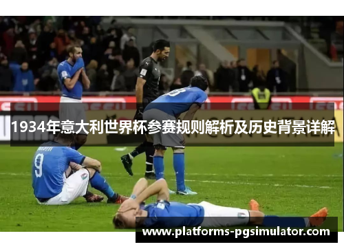 1934年意大利世界杯参赛规则解析及历史背景详解